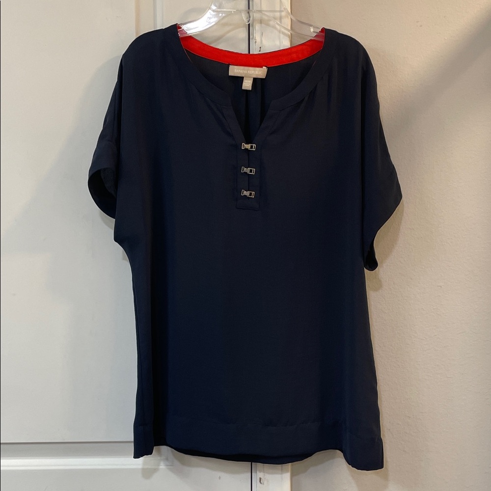Navy Blue Women's Top
